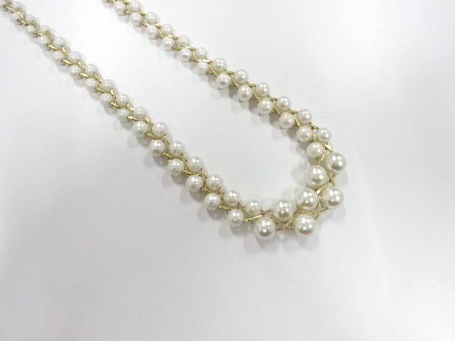 フェイクパール　ネックレス